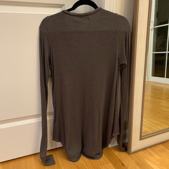 COPY - BNWOT Michael Lauren Kobe Top Charcoal Rib - Picture 5 of 10